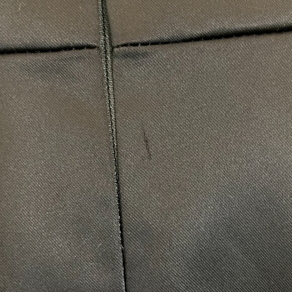 White House Black Market Black Strapless Dress Size 0 Ruffle Sweetheart Neckline - Picture 10 of 13